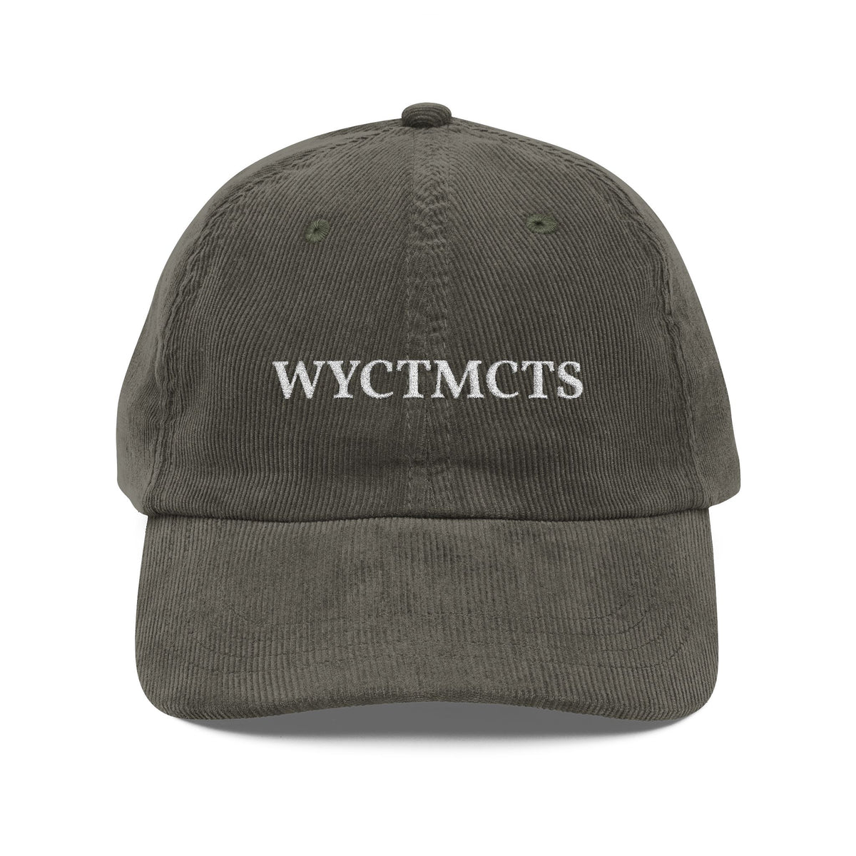 "WYCTMCTS" embroidered hat