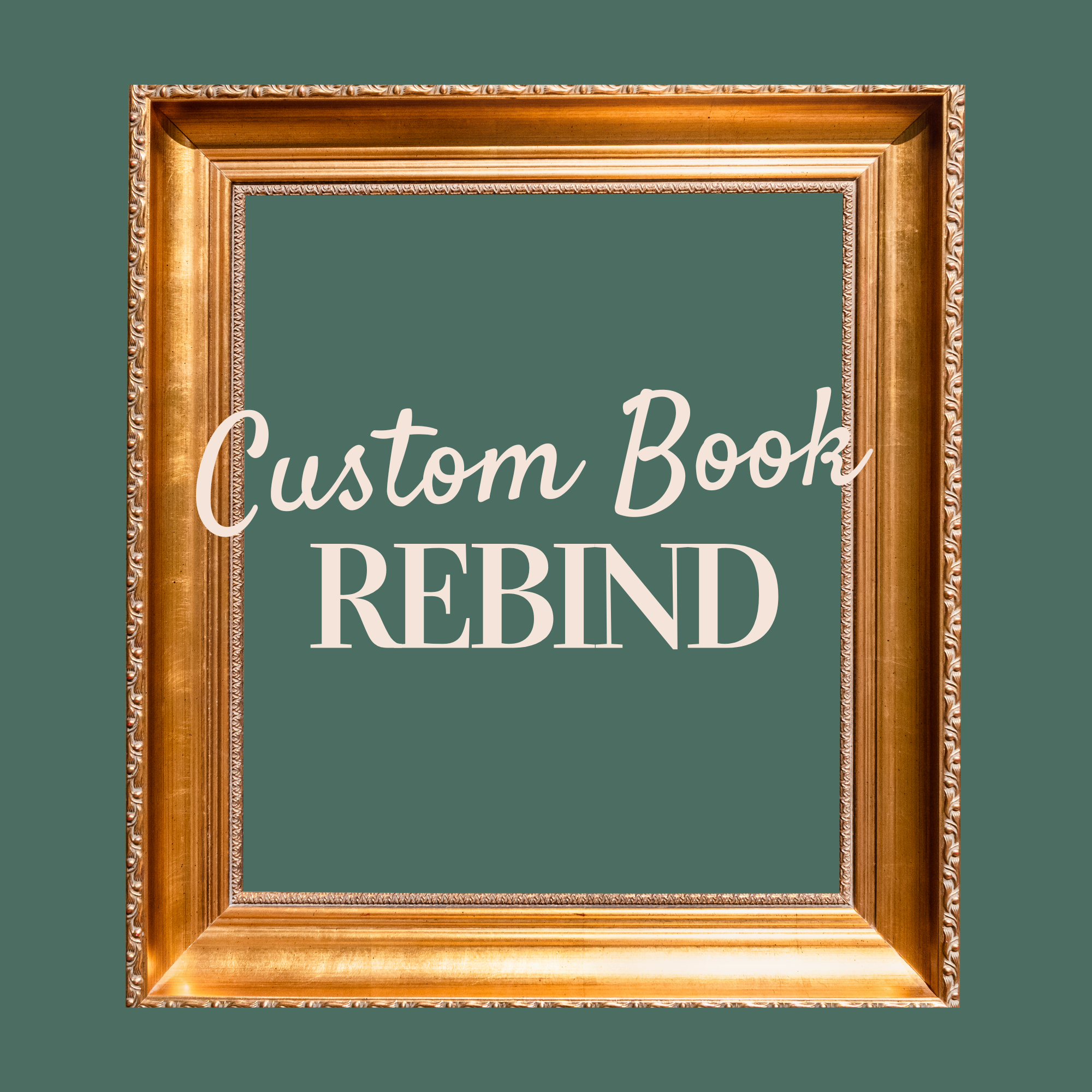 Custom book re-bind